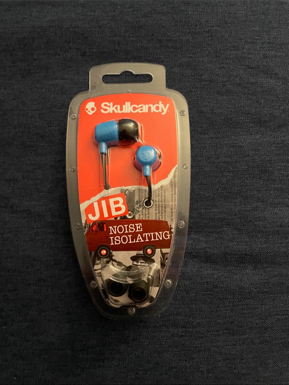 Skullcandy JIB In-Ear Earbuds — Blue with Black Accents